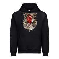 Black Flower Skeleton Urban Hoodie - RanaPortraitStore