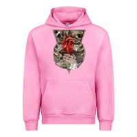 Fuchsia Pink Flower Skeleton Urban Hoodie - RanaPortraitStore