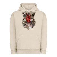 Pigment French Oak Flower Skeleton Urban Hoodie - RanaPortraitStore