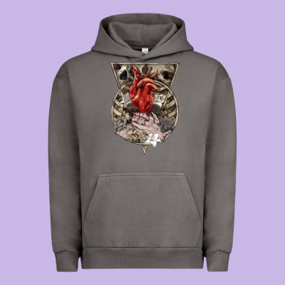 Urban Hoodie Flower Skeleton