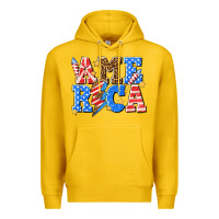 Lemon America with lightning bolt Premium Hoodie - texasbilliewilder