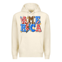 Tofu America with lightning bolt Premium Hoodie - texasbilliewilder
