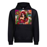 Black mexico girl serape Urban Hoodie - Zillion Design Studio