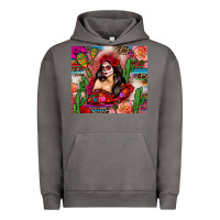 Pigment Tornado mexico girl serape Urban Hoodie - Zillion Design Studio