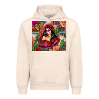 Sandshell mexico girl serape Urban Hoodie - Zillion Design Studio