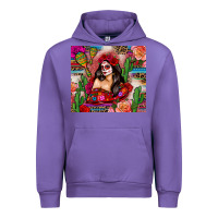 Tulip mexico girl serape Urban Hoodie - Zillion Design Studio