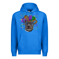 True Royal mardi gras pitbull Premium Hoodie - RanaPortraitStore