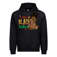 Black i am black history afro black woman juneteenth Urban Hoodie - texasbilliewilder