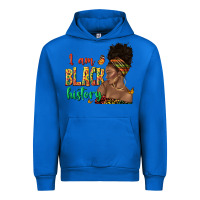 Cobalt i am black history afro black woman juneteenth Urban Hoodie - texasbilliewilder