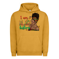 Pigment Peanut Butter i am black history afro black woman juneteenth Urban Hoodie - texasbilliewilder