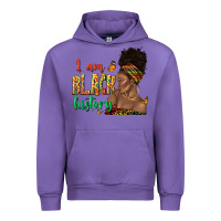 Tulip i am black history afro black woman juneteenth Urban Hoodie - texasbilliewilder