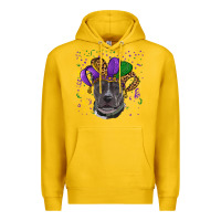 Lemon mardi gras pitbull Premium Hoodie - RanaPortraitStore