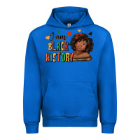 Cobalt i am black history afro girl Urban Hoodie - texasbilliewilder