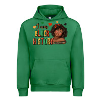 Emerald i am black history afro girl Urban Hoodie - texasbilliewilder