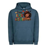 Pigment Midnight Navy i am black history afro girl Urban Hoodie - texasbilliewilder