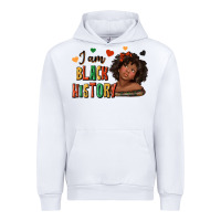 White i am black history afro girl Urban Hoodie - texasbilliewilder