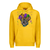 Lemon mardi gras french bulldog Premium Hoodie - RanaPortraitStore