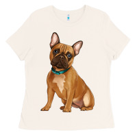 Bone french bulldog Ladies Tee - Artiststas
