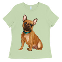 Matcha french bulldog Ladies Tee - Artiststas