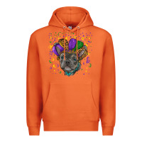 Carrot mardi gras french bulldog Premium Hoodie - RanaPortraitStore