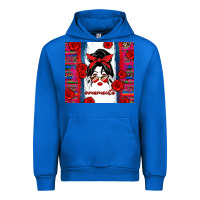 Cobalt mamacita serape Urban Hoodie - Zillion Design Studio