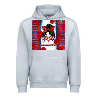 Heather Grey mamacita serape Urban Hoodie - Zillion Design Studio