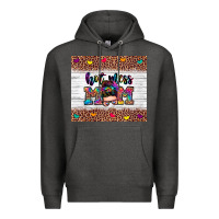Charcoal Heather hot mess mom Premium Hoodie - Zillion Design Studio
