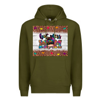 Army Green hot mess mom Premium Hoodie - Zillion Design Studio