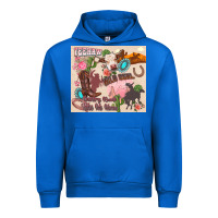Cobalt yeehaw western Urban Hoodie - Zillion Design Studio
