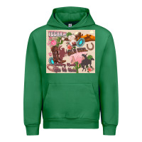 Emerald yeehaw western Urban Hoodie - Zillion Design Studio