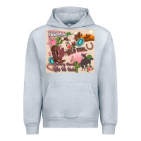 Heather Grey yeehaw western Urban Hoodie - Zillion Design Studio