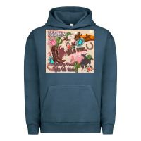 Pigment Midnight Navy yeehaw western Urban Hoodie - Zillion Design Studio