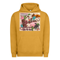 Pigment Peanut Butter yeehaw western Urban Hoodie - Zillion Design Studio