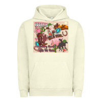 Pigment Pistachio yeehaw western Urban Hoodie - Zillion Design Studio