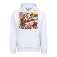 White yeehaw western Urban Hoodie - Zillion Design Studio