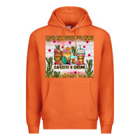 Carrot Cafecito y chisme coffee cups Premium Hoodie - Zillion Design Studio