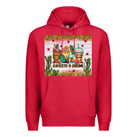 Cardinal Cafecito y chisme coffee cups Premium Hoodie - Zillion Design Studio