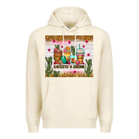 Tofu Cafecito y chisme coffee cups Premium Hoodie - Zillion Design Studio