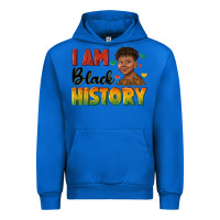 Cobalt i am black history with afro black boy Urban Hoodie - texasbilliewilder