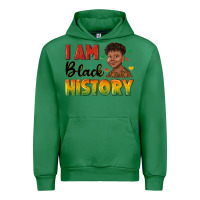 Emerald i am black history with afro black boy Urban Hoodie - texasbilliewilder