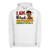 Pigment Lunar Rock i am black history with afro black boy Urban Hoodie - texasbilliewilder