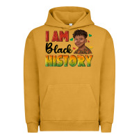 Pigment Peanut Butter i am black history with afro black boy Urban Hoodie - texasbilliewilder