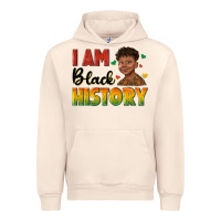 Sandshell i am black history with afro black boy Urban Hoodie - texasbilliewilder