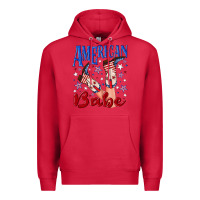 Cardinal American babe 4th july Premium Hoodie - texasbilliewilder