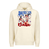 Sandshell American babe 4th july Premium Hoodie - texasbilliewilder