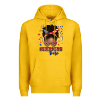 Lemon American babe afro messy bun Premium Hoodie - texasbilliewilder