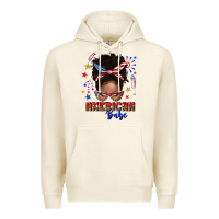 Tofu American babe afro messy bun Premium Hoodie - texasbilliewilder