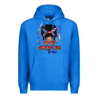 True Royal American babe afro messy bun Premium Hoodie - texasbilliewilder