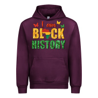 Mauve Wine i am black history juneteenth Urban Hoodie - texasbilliewilder