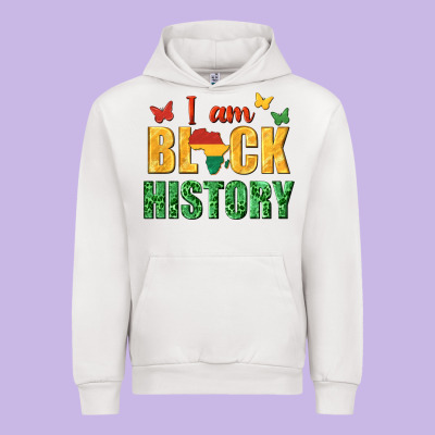 Urban Hoodie i am black history juneteenth